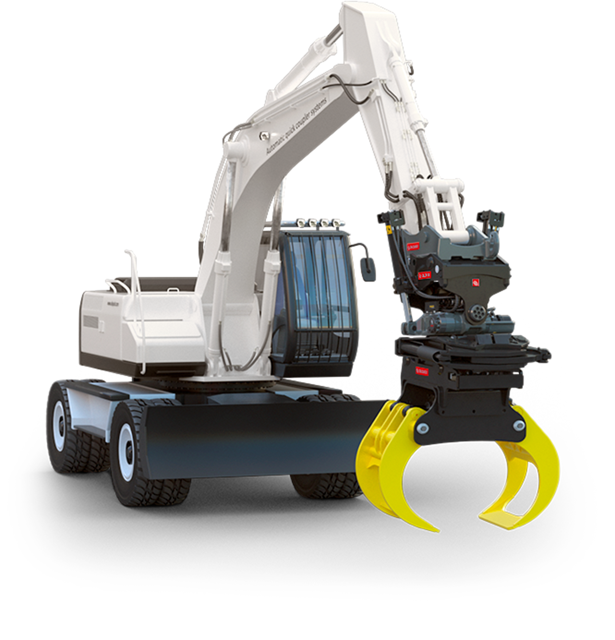 OIlquick OQTR Automatic quick coupler system for Tilt Rotators | APRD Machinery Ireland