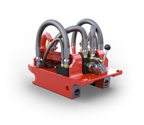 Oilquick OQC40M Automatic quick coupler system for lorry cranes | APRD Machinery Ireland